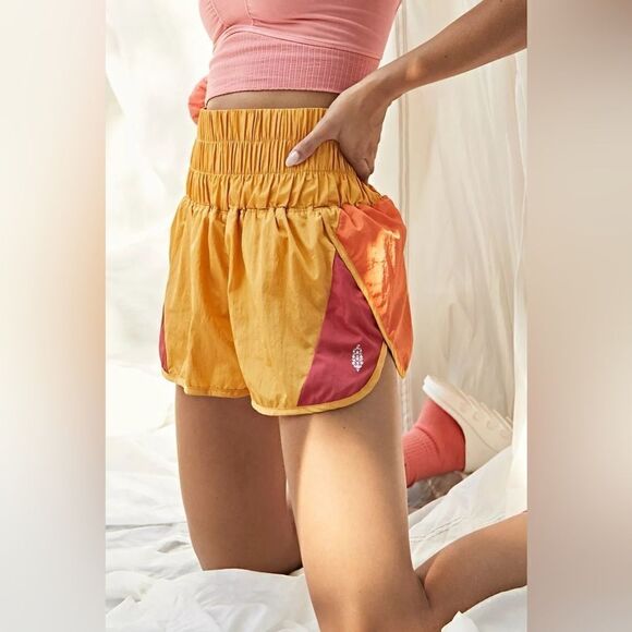 FP Movement | The Way Home Colorblock Shorts | XS - Picture 1 of 6
